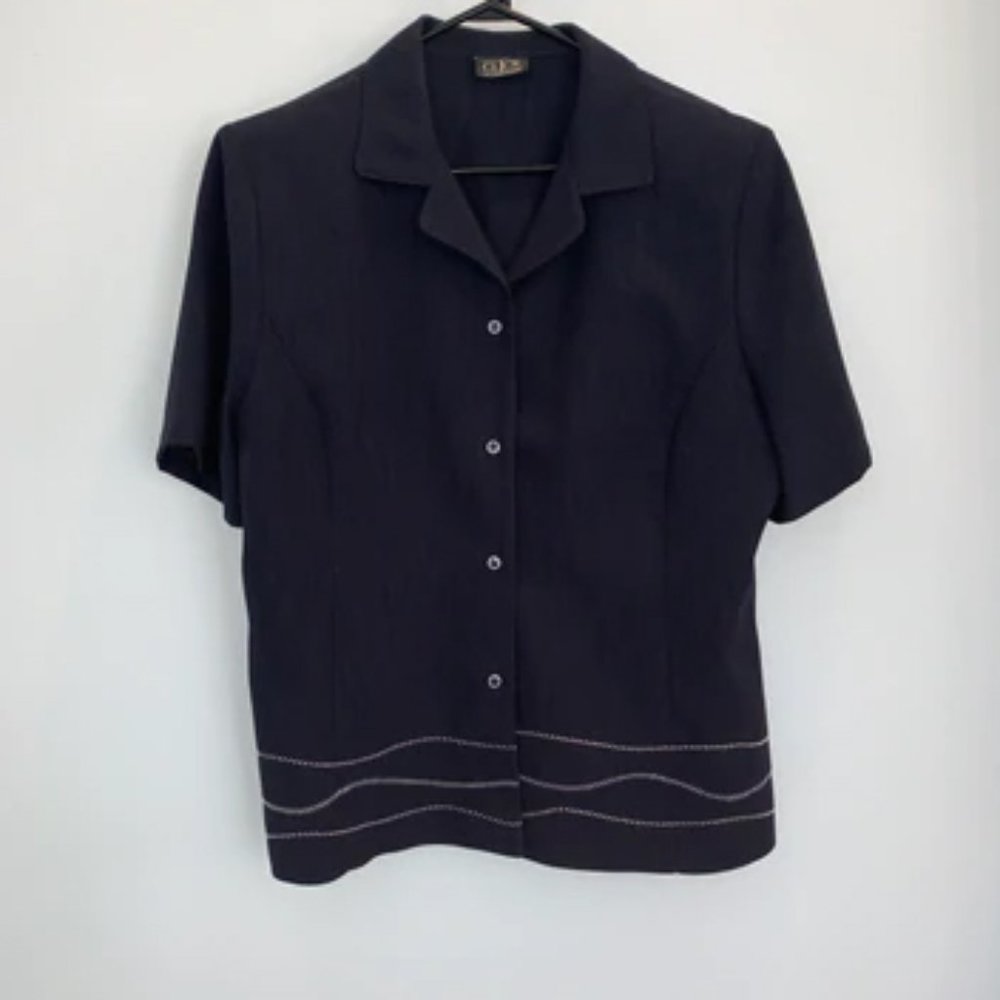 DARK BLUE VINTAGE SHIRT - CLICK (M)